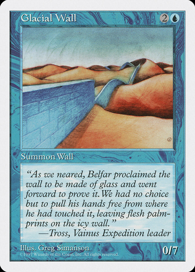 Glacial Wall [Fifth Edition] | Chromatic Games