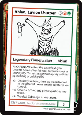 Abian, Luvion Usurper (2021 Edition) [Mystery Booster Playtest Cards] | Chromatic Games