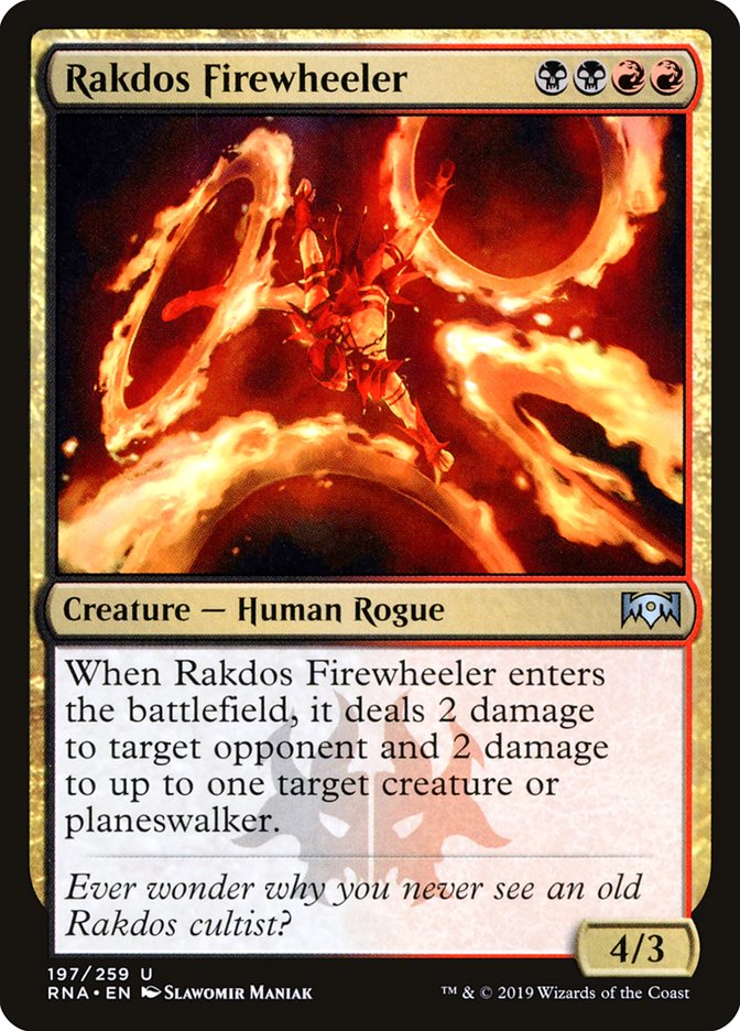 Rakdos Firewheeler [Ravnica Allegiance] | Chromatic Games