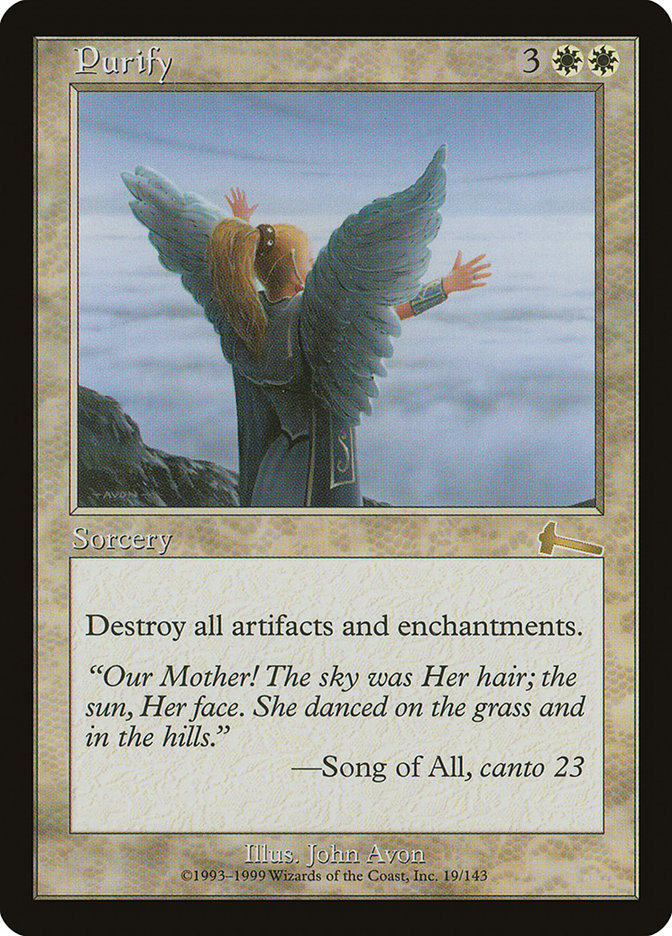 Purify [Urza's Legacy] | Chromatic Games