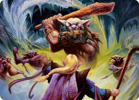 Den of the Bugbear (Dungeon Module) Art Card [Dungeons & Dragons: Adventures in the Forgotten Realms Art Series] | Chromatic Games