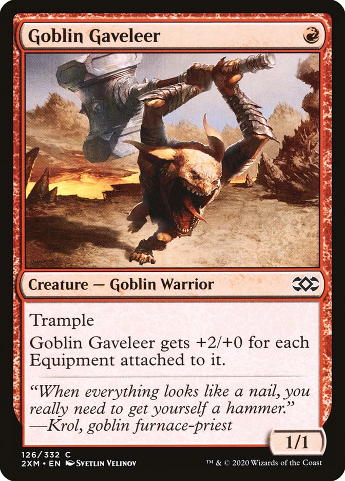 Goblin Gaveleer [Double Masters] | Chromatic Games