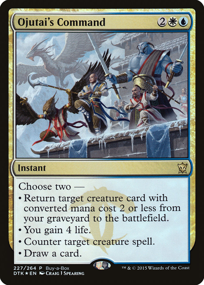 Ojutai's Command (Buy-A-Box) [Dragons of Tarkir Promos] | Chromatic Games