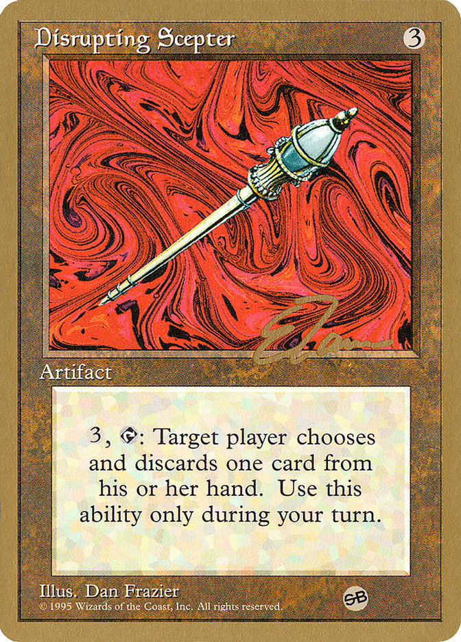 Disrupting Scepter (Eric Tam) (SB) [Pro Tour Collector Set] | Chromatic Games