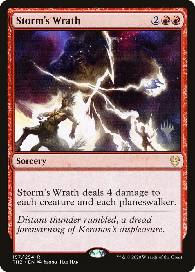 Storm's Wrath (Promo Pack) [Theros Beyond Death Promos] | Chromatic Games