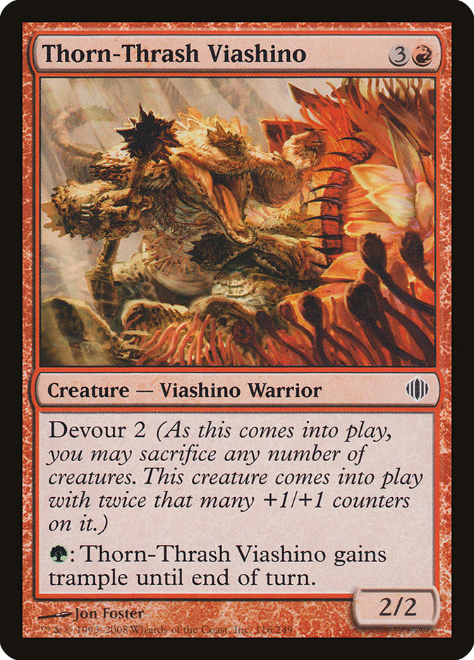 Thorn-Thrash Viashino [Shards of Alara] | Chromatic Games