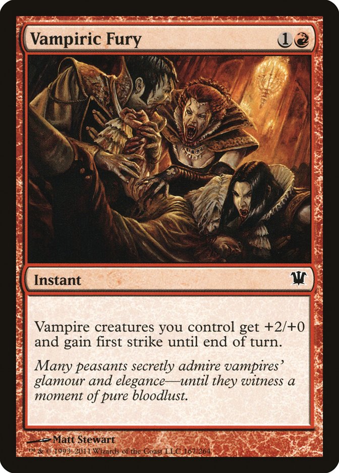 Vampiric Fury [Innistrad] | Chromatic Games