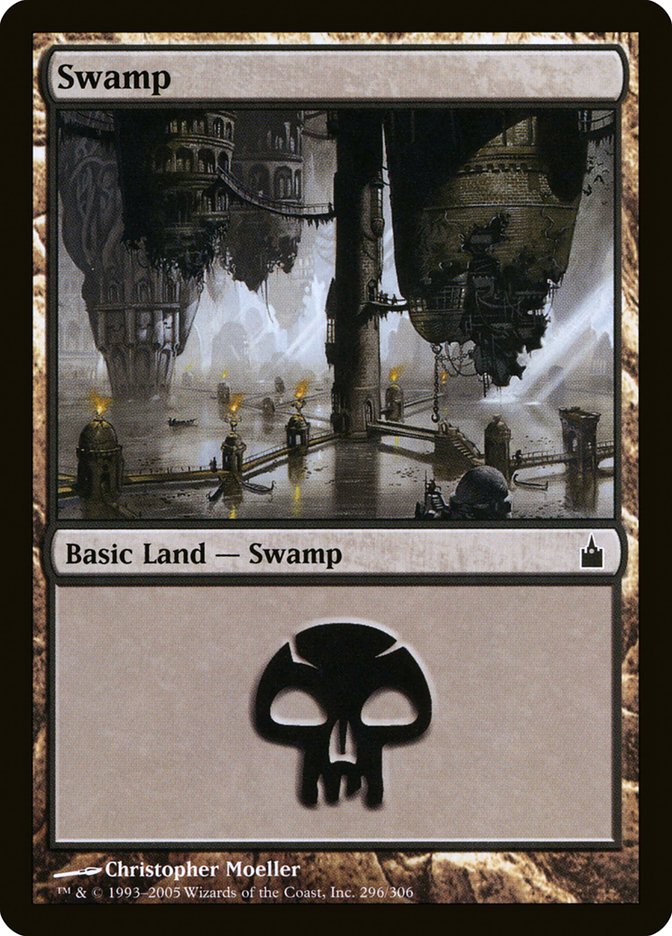 Swamp (296) [Ravnica: City of Guilds] | Chromatic Games