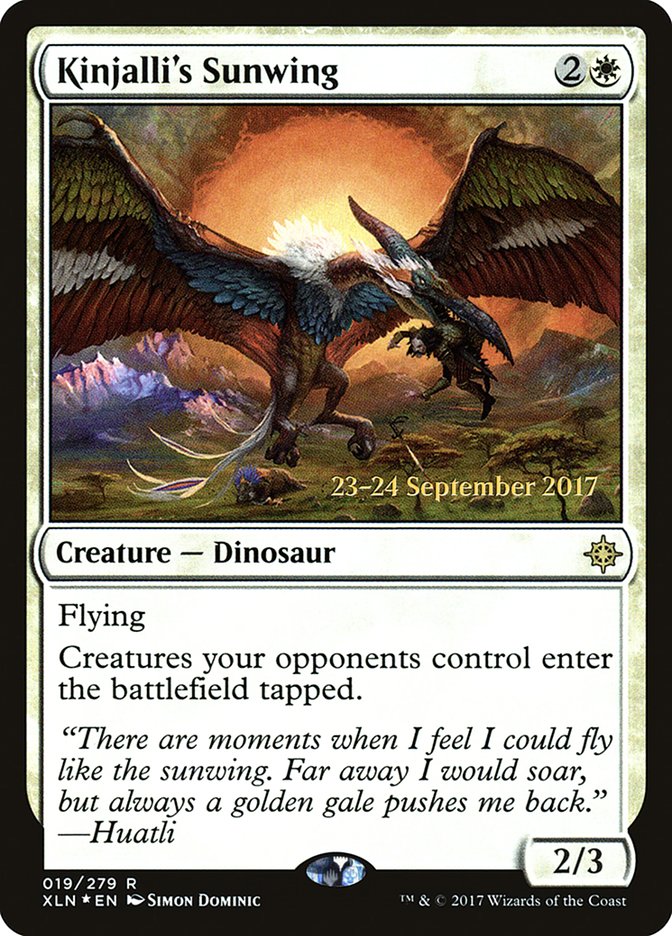 Kinjalli's Sunwing [Ixalan Prerelease Promos] | Chromatic Games