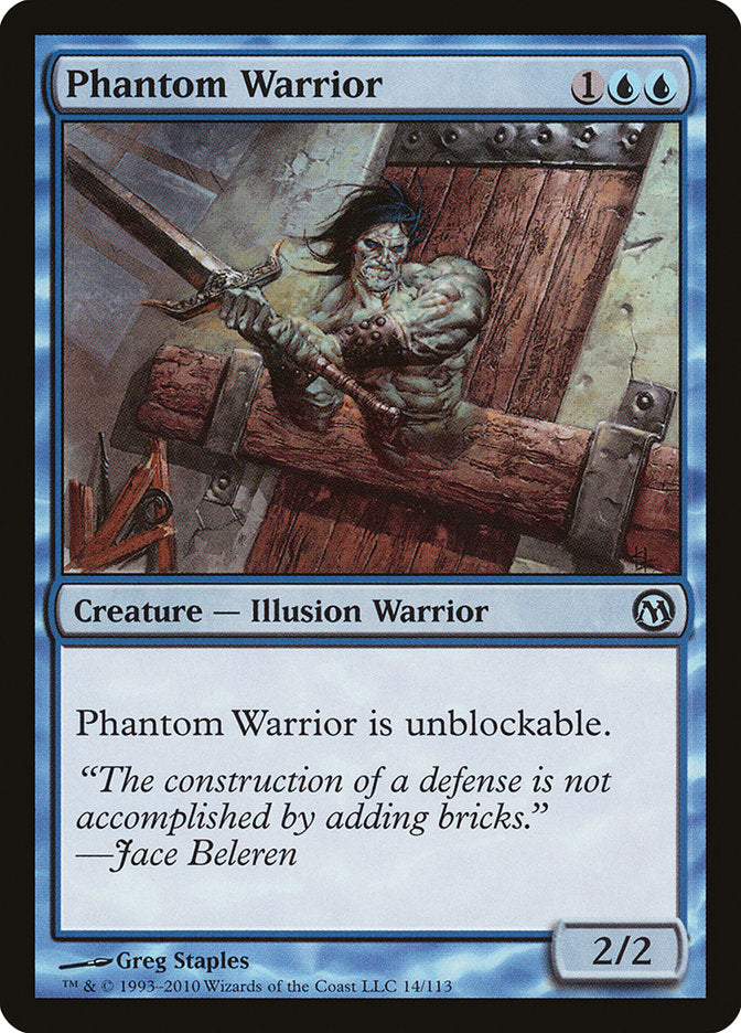 Phantom Warrior [Duels of the Planeswalkers] | Chromatic Games