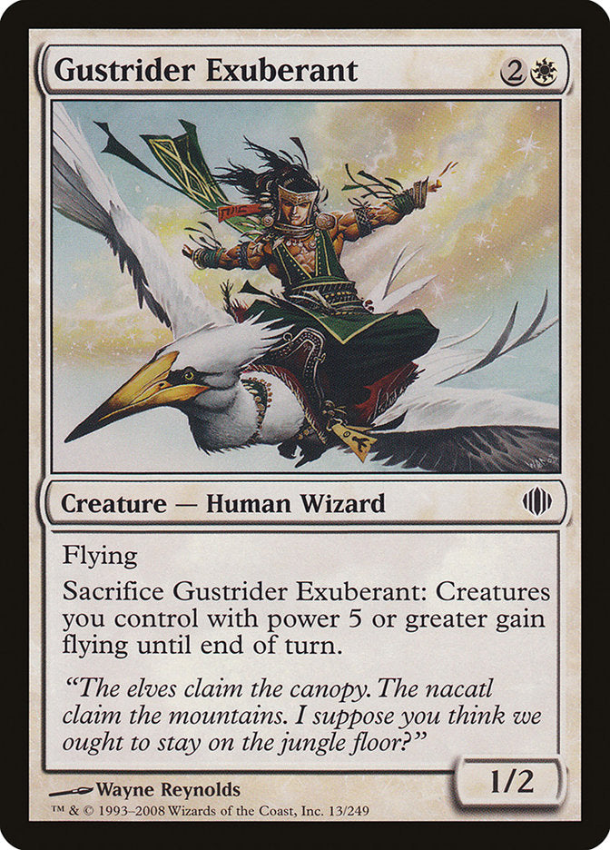 Gustrider Exuberant [Shards of Alara] | Chromatic Games