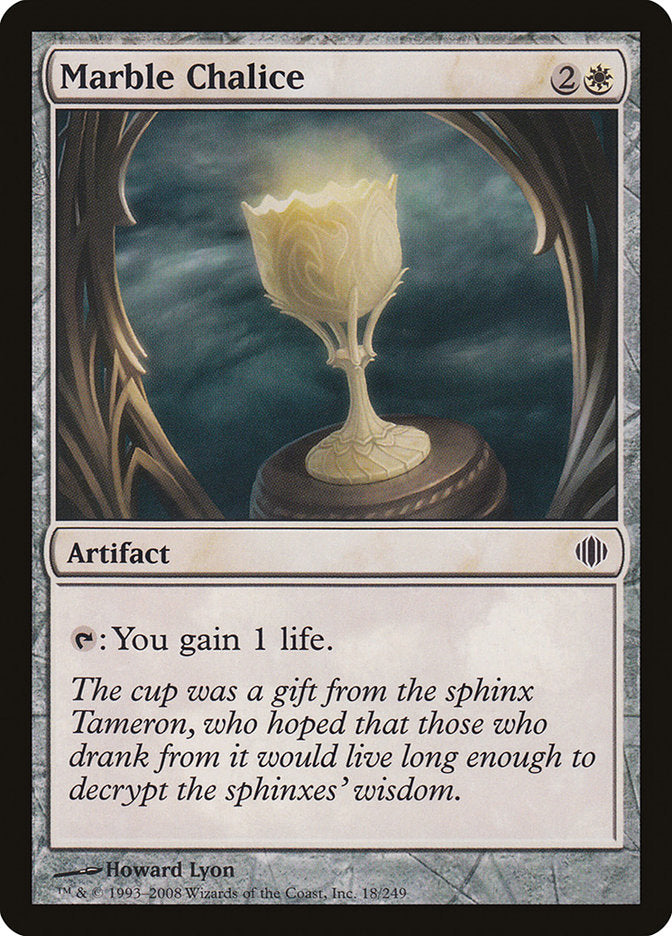 Marble Chalice [Shards of Alara] | Chromatic Games