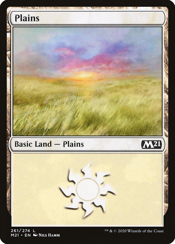 Plains (261) [Core Set 2021] | Chromatic Games