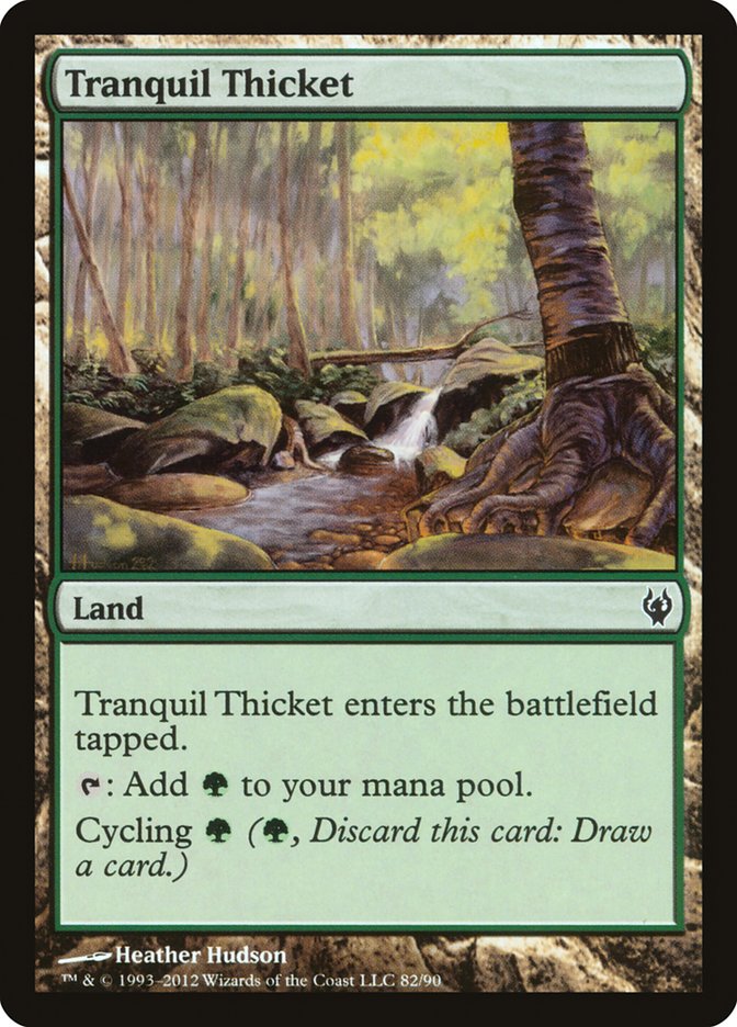 Tranquil Thicket [Duel Decks: Izzet vs. Golgari] | Chromatic Games