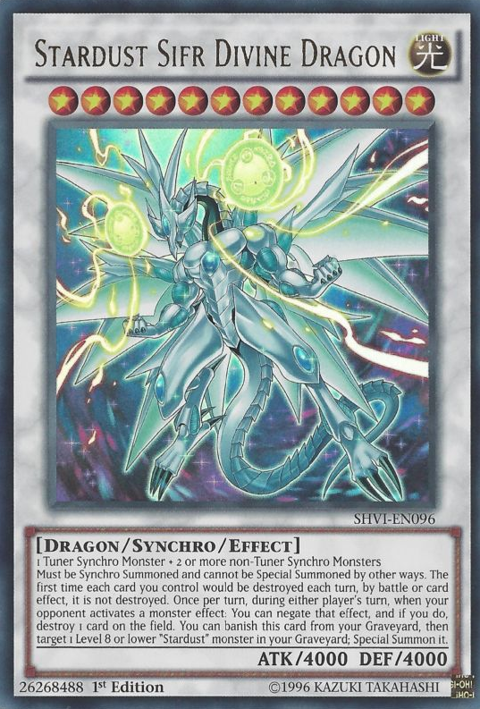 Stardust Sifr Divine Dragon [SHVI-EN096] Ultra Rare | Chromatic Games