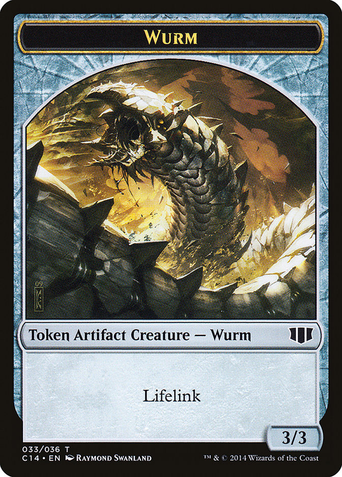 Wurm (033/036) // Goat Double-Sided Token [Commander 2014 Tokens] | Chromatic Games