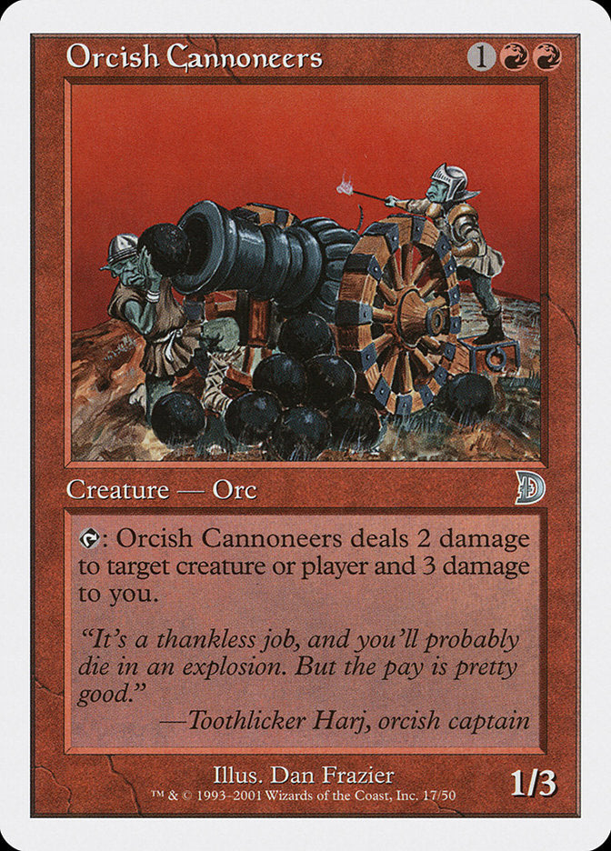 Orcish Cannoneers [Deckmasters] | Chromatic Games