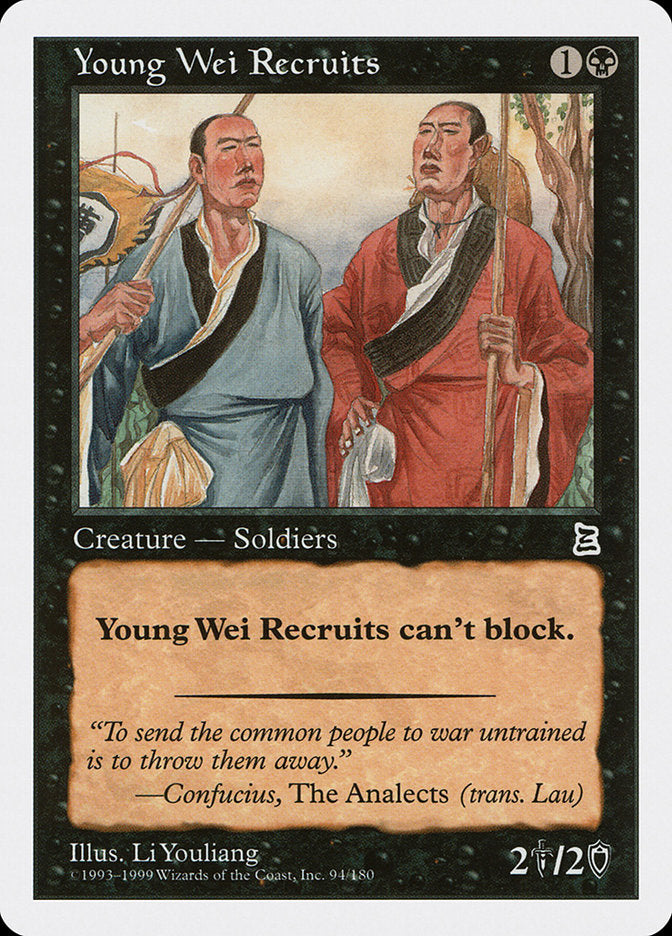 Young Wei Recruits [Portal Three Kingdoms] | Chromatic Games