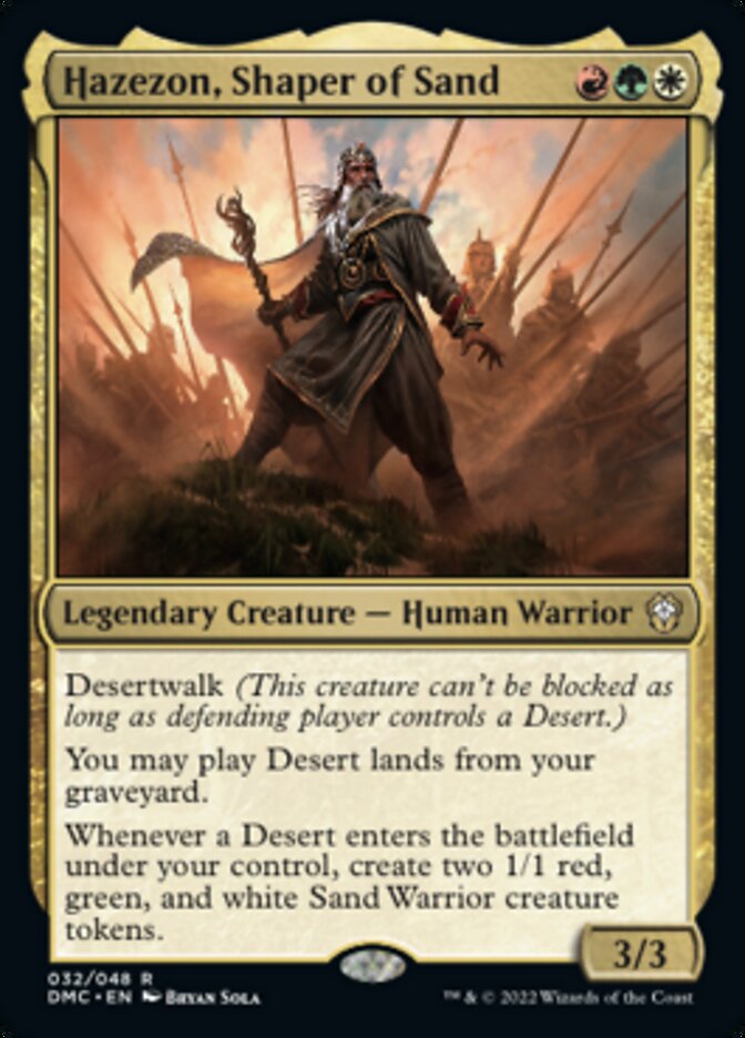 Hazezon, Shaper of Sand [Dominaria United Commander] | Chromatic Games