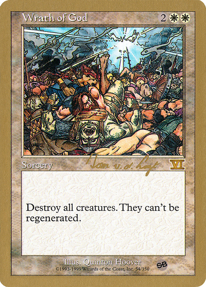 Wrath of God (Tom van de Logt) (SB) [World Championship Decks 2000] | Chromatic Games