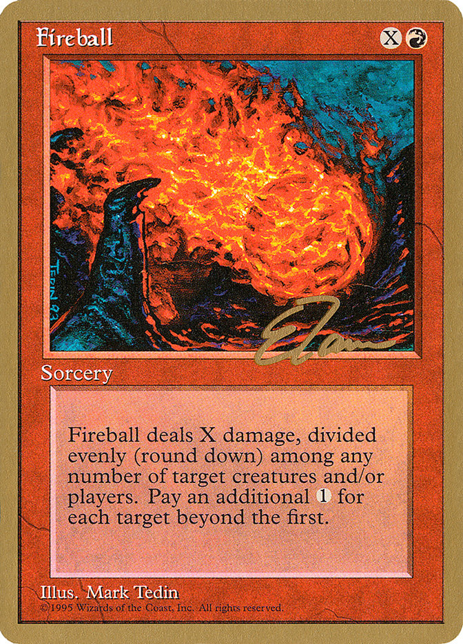 Fireball (Eric Tam) [Pro Tour Collector Set] | Chromatic Games