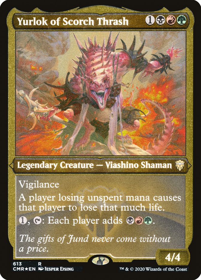 Yurlok of Scorch Thrash (Etched) [Commander Legends] | Chromatic Games