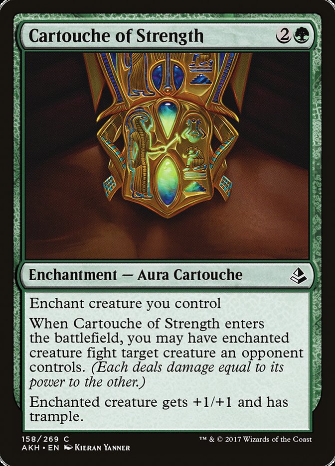 Cartouche of Strength [Amonkhet] | Chromatic Games