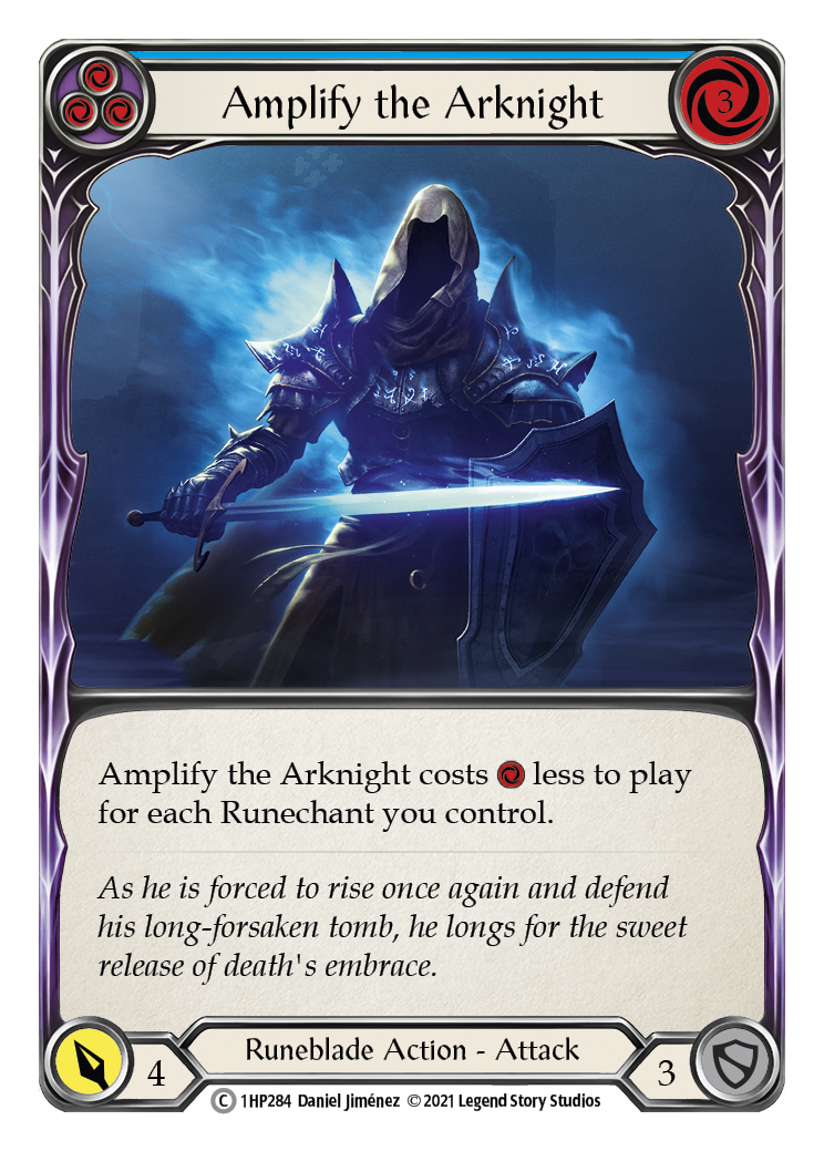 Amplify the Arknight (Blue) [1HP284] (History Pack 1) | Chromatic Games