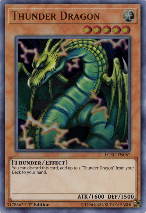 Thunder Dragon [LCKC-EN067] Ultra Rare | Chromatic Games