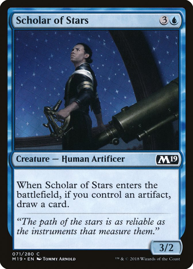 Scholar of Stars [Core Set 2019] | Chromatic Games