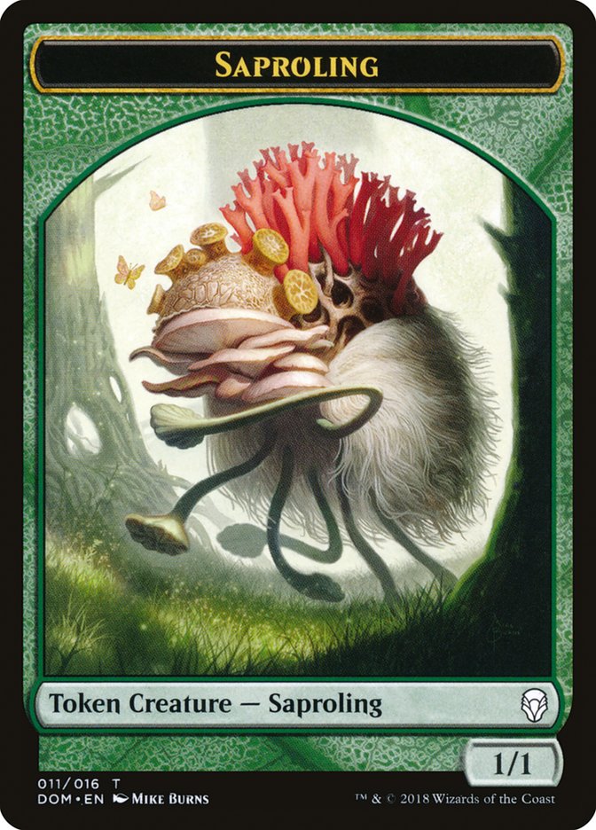 Saproling Token (011/016) [Dominaria Tokens] | Chromatic Games