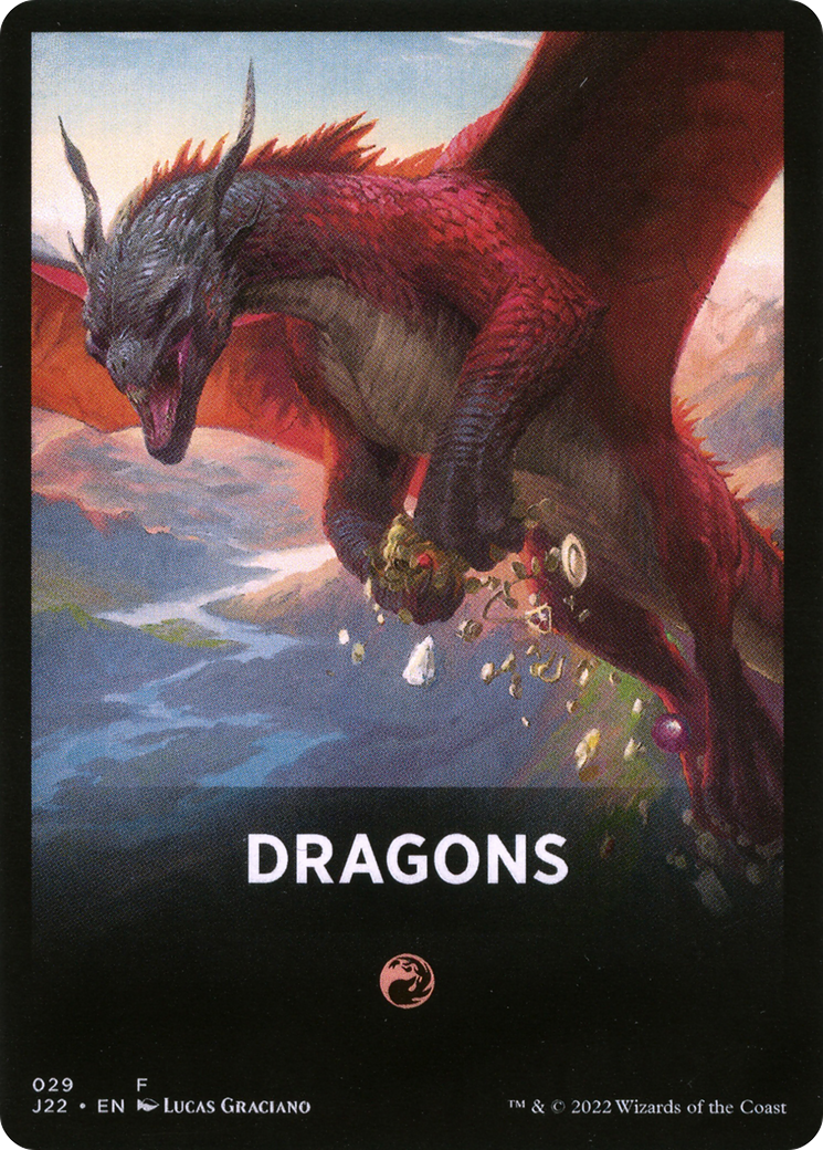 Dragons Theme Card [Jumpstart 2022 Front Cards] | Chromatic Games