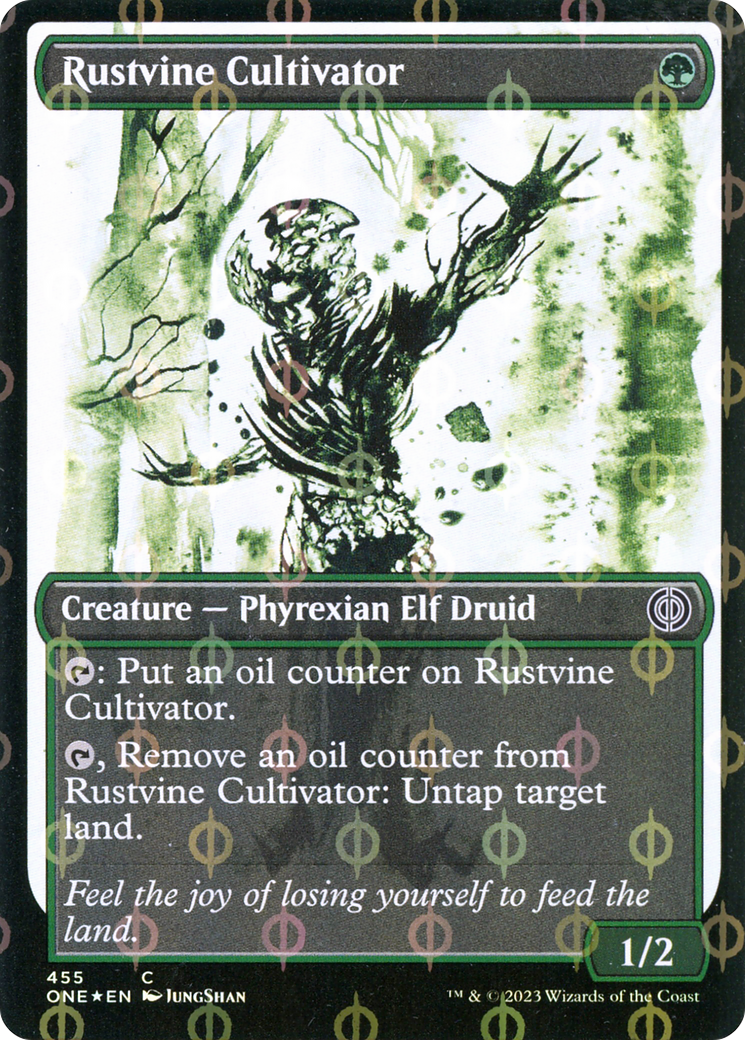 Rustvine Cultivator (Showcase Ichor Step-and-Compleat Foil) [Phyrexia: All Will Be One] | Chromatic Games