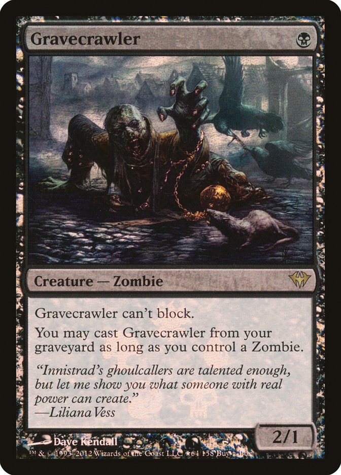 Gravecrawler (Buy-A-Box) [Dark Ascension Promos] | Chromatic Games