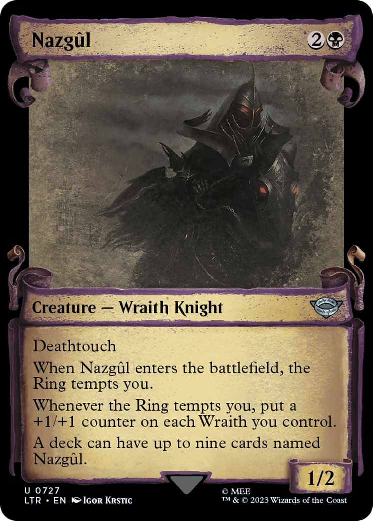 Nazgul (0727) [The Lord of the Rings: Tales of Middle-Earth Showcase Scrolls] | Chromatic Games