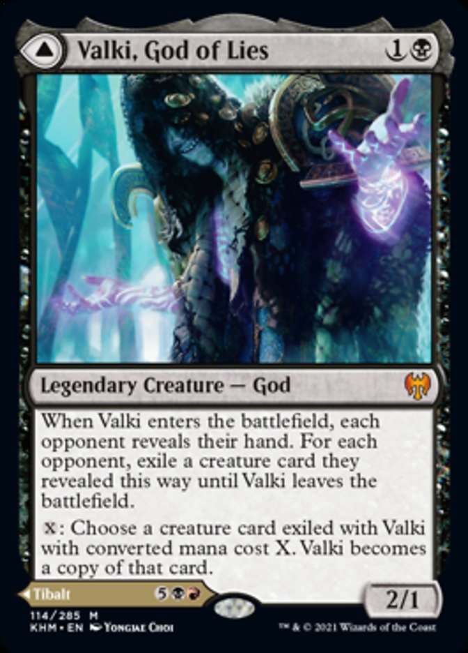 Valki, God of Lies // Tibalt, Cosmic Impostor [Kaldheim] | Chromatic Games