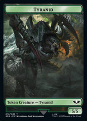 Tyranid (017) // Tyranid (018) Double-Sided Token (Surge Foil) [Warhammer 40,000 Tokens] | Chromatic Games