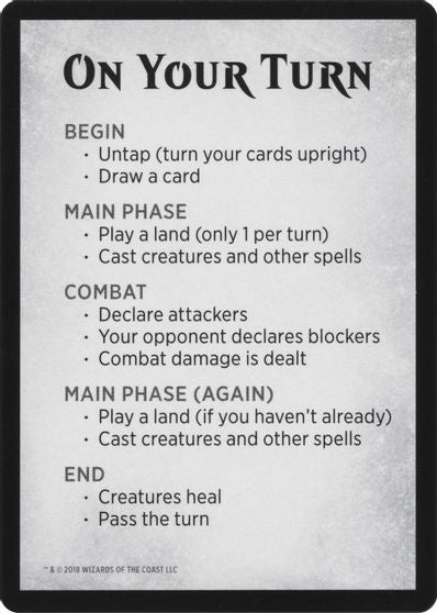 Rules Card [War of the Spark Tokens] | Chromatic Games