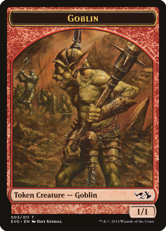 Goblin Token (Elves vs. Goblins) [Duel Decks Anthology Tokens] | Chromatic Games