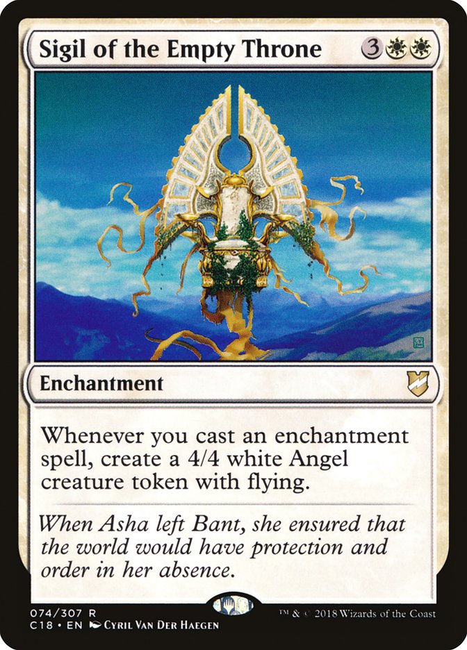 Sigil of the Empty Throne [Commander 2018] | Chromatic Games