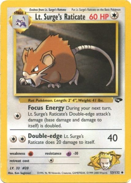 Lt. Surge's Raticate [Gym Challenge] | Chromatic Games