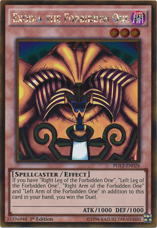 Exodia the Forbidden One [PGL2-EN026] Gold Rare | Chromatic Games