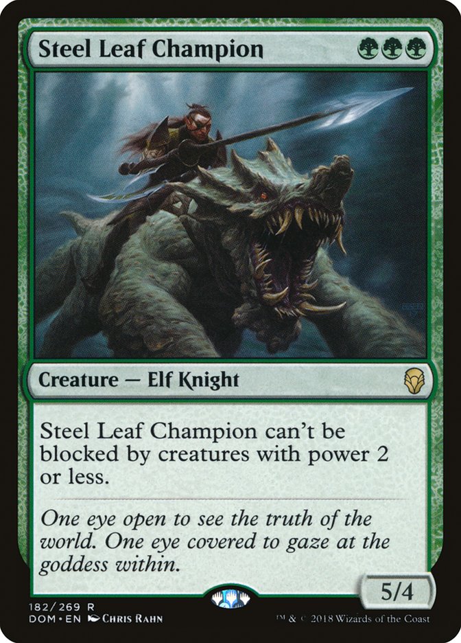 Steel Leaf Champion [Dominaria] | Chromatic Games