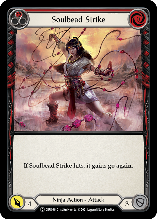 Soulbead Strike (Red) [U-CRU066] (Crucible of War Unlimited)  Unlimited Normal | Chromatic Games