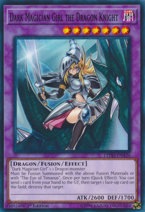 Dark Magician Girl the Dragon Knight [LEDD-ENA36] Common | Chromatic Games