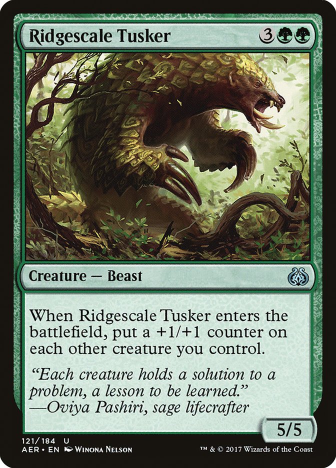 Ridgescale Tusker [Aether Revolt] | Chromatic Games