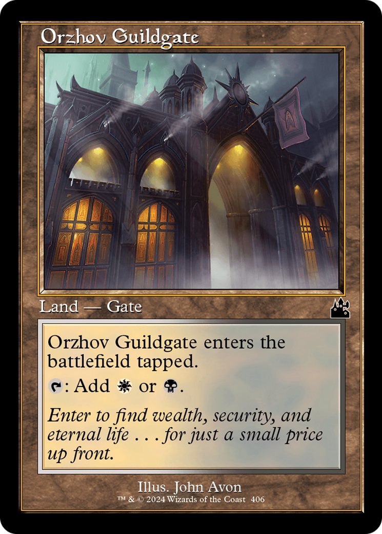 Orzhov Guildgate (Retro Frame) [Ravnica Remastered] | Chromatic Games