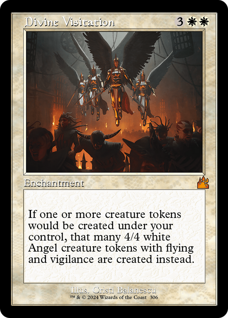 Divine Visitation (Retro Frame) [Ravnica Remastered] | Chromatic Games