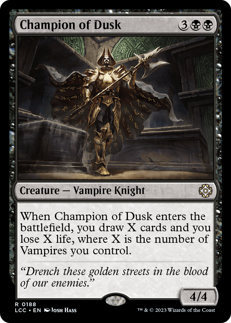 Champion of Dusk [The Lost Caverns of Ixalan Commander] | Chromatic Games