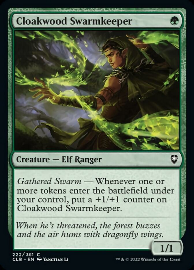 Cloakwood Swarmkeeper [Commander Legends: Battle for Baldur's Gate] | Chromatic Games